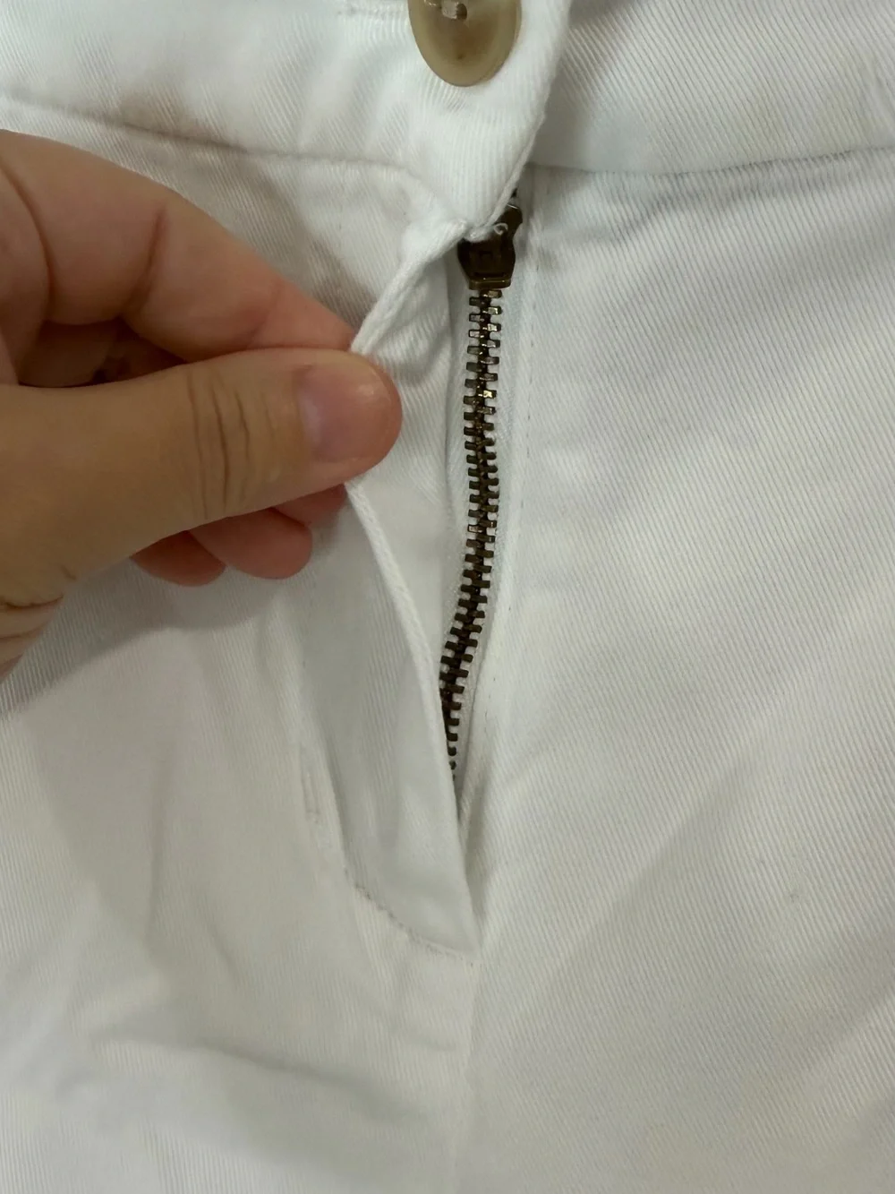 J.Crew Women’s White Cotton Chino Shorts Size 12 Classic Casual